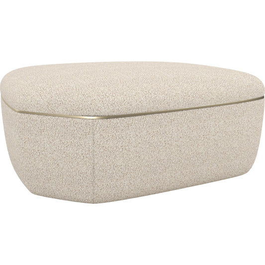 Serir Small Cocktail Table by Caracole in ivory and whisper of gold. Made from unique in a transitional style.