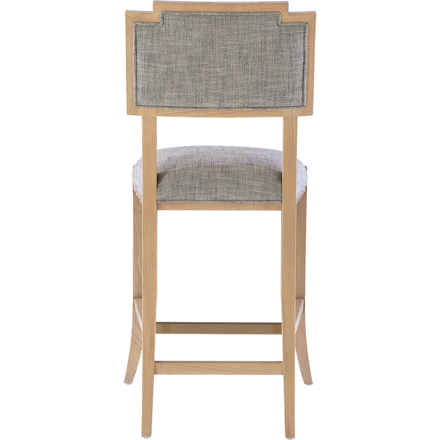 007 SI-2191783 | Additional Silo | Melanie Counter Stool by Currey and Company in blonde ash wood, brass. Made from ash wood, brass in a transitional style.