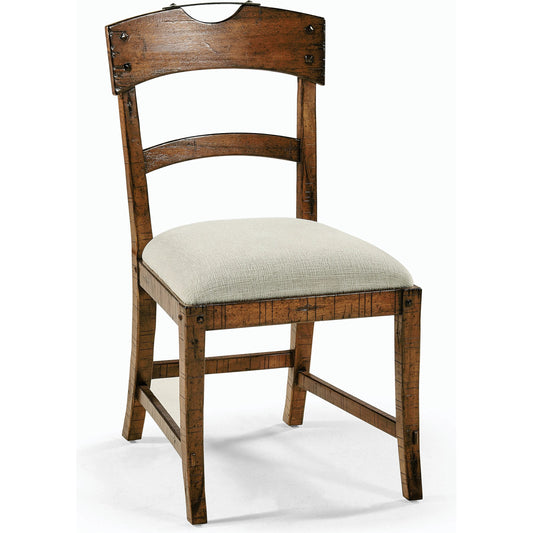 001 SI-1991009 | Primary Silo | Casual Accents Country Walnut Planked Side Chair by Jonathan Charles in country walnut. Made from acacia in a modern style.