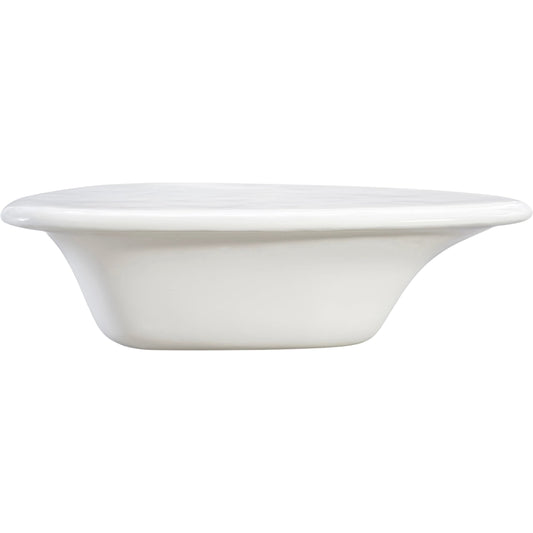 001 SI-2534129 | Primary Silo | Poca Cocktail Table by Bernhardt in white, cream. Made from concrete in a unique style.