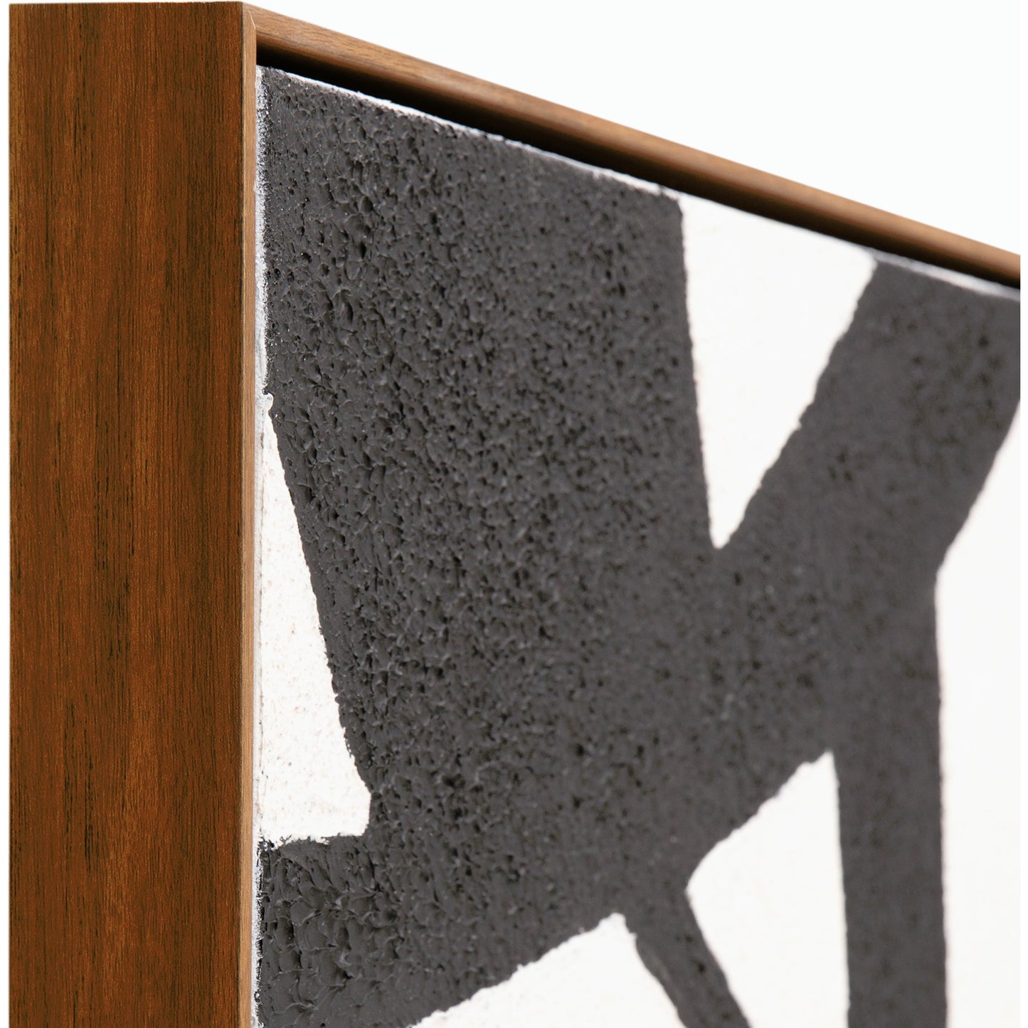 002 SI-2162999,SI-2163000 | Closeup | Aasmaa Wall Art - AAM-004 by Surya in black and dark brown. Made from canvas, polystyrene in a modern style.