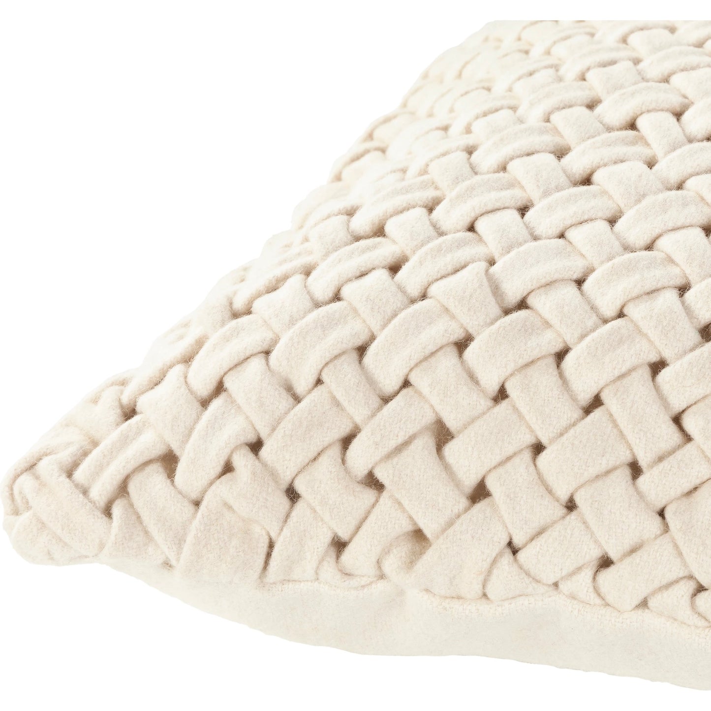 003 SI-2048023 | Closeup | Alana Pillow by Surya. Made from front: 70% wool, 30% nylon in a modern style.