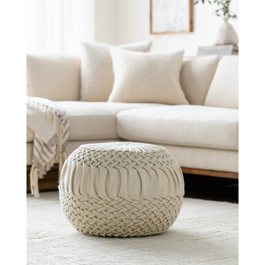 Alana - 6346 by Surya in cream. Made from 70% wool 30% nylon in a traditional style.