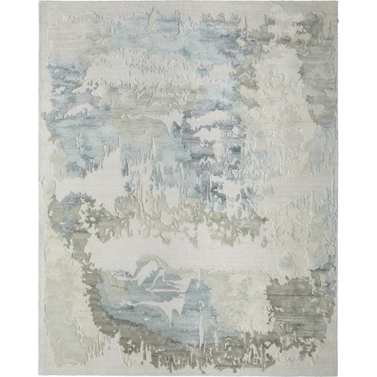 001 SI-2518413,SI-2518414,SI-2518415,SI-2518416,SI-2518417 | Primary Silo | Kendall KDL8A62F Rug by Feizy in ivory, blue, gray. Made from viscose, wool in a unique style.