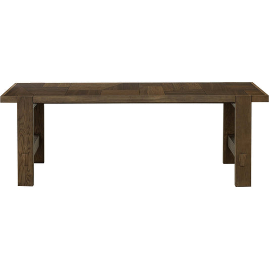 002 SI-2452732 | Primary Silo | Abstract Dining Table by LH Imports in smokey chestnut. Made from unique in a unique style.