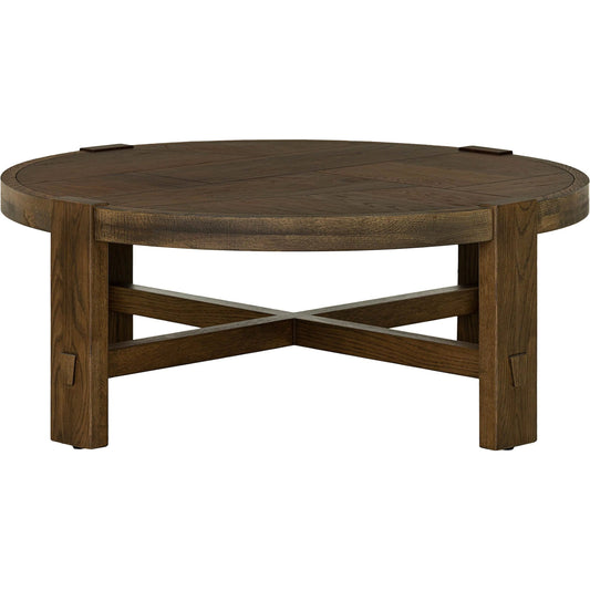 002 SI-2452734 | Primary Silo | Abstract Coffee Table by LH Imports in smokey chestnut. Made from unique in a unique style.