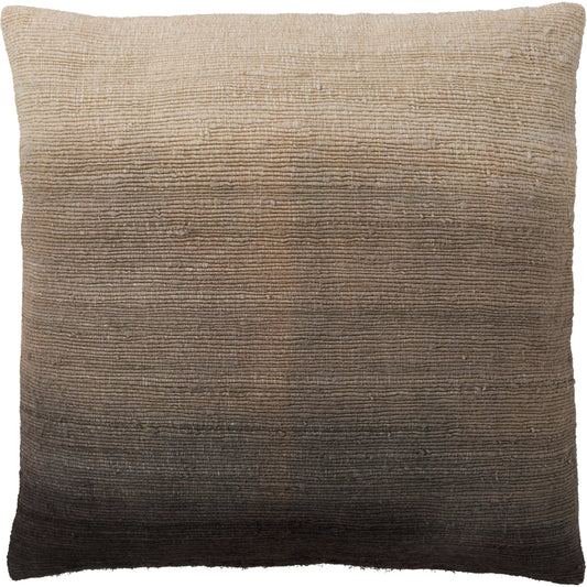 Abyssal ABY01 Pillow by Jaipur Living in taupe. Made from 100% viscose in a rustic style.