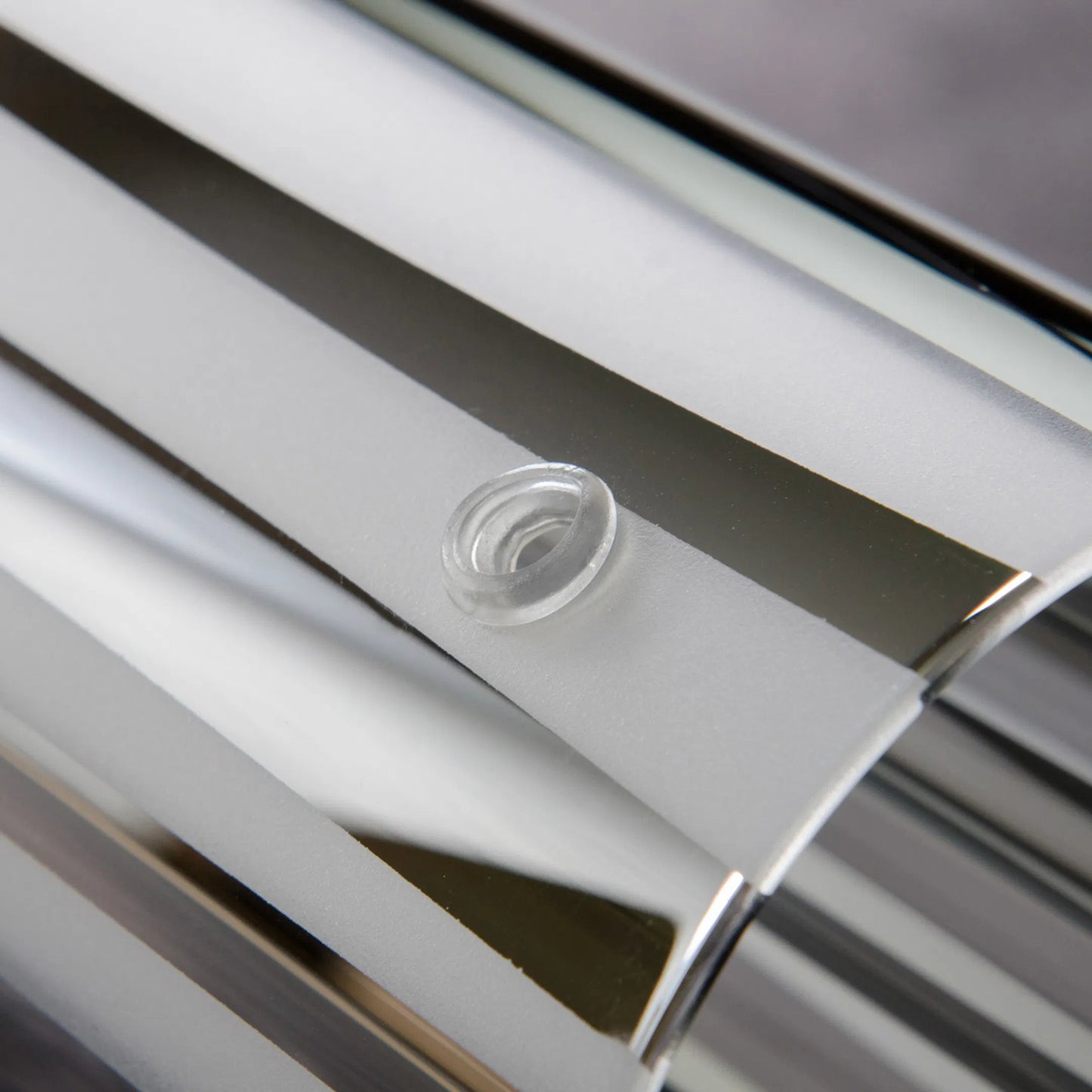 005 SR-817652 | Unknown | Chroman Empire Sconce by Varaluz in chrome. Made from chrome, two-layer smoky chrome in a modern style.