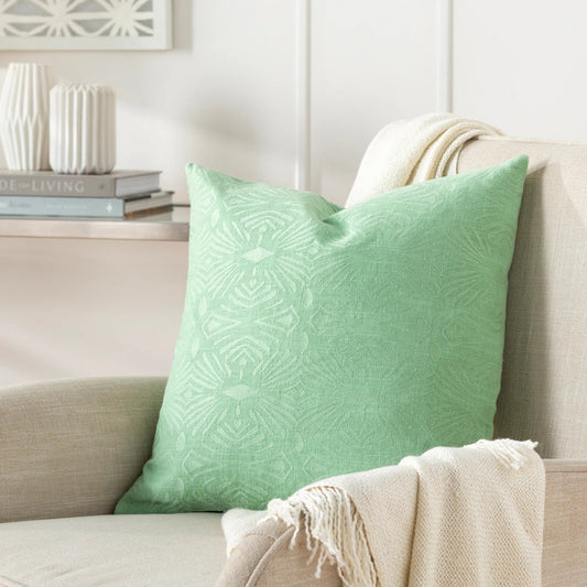 Accra Pillow - 8829 by Surya. Made from 100% cotton in a transitional style.