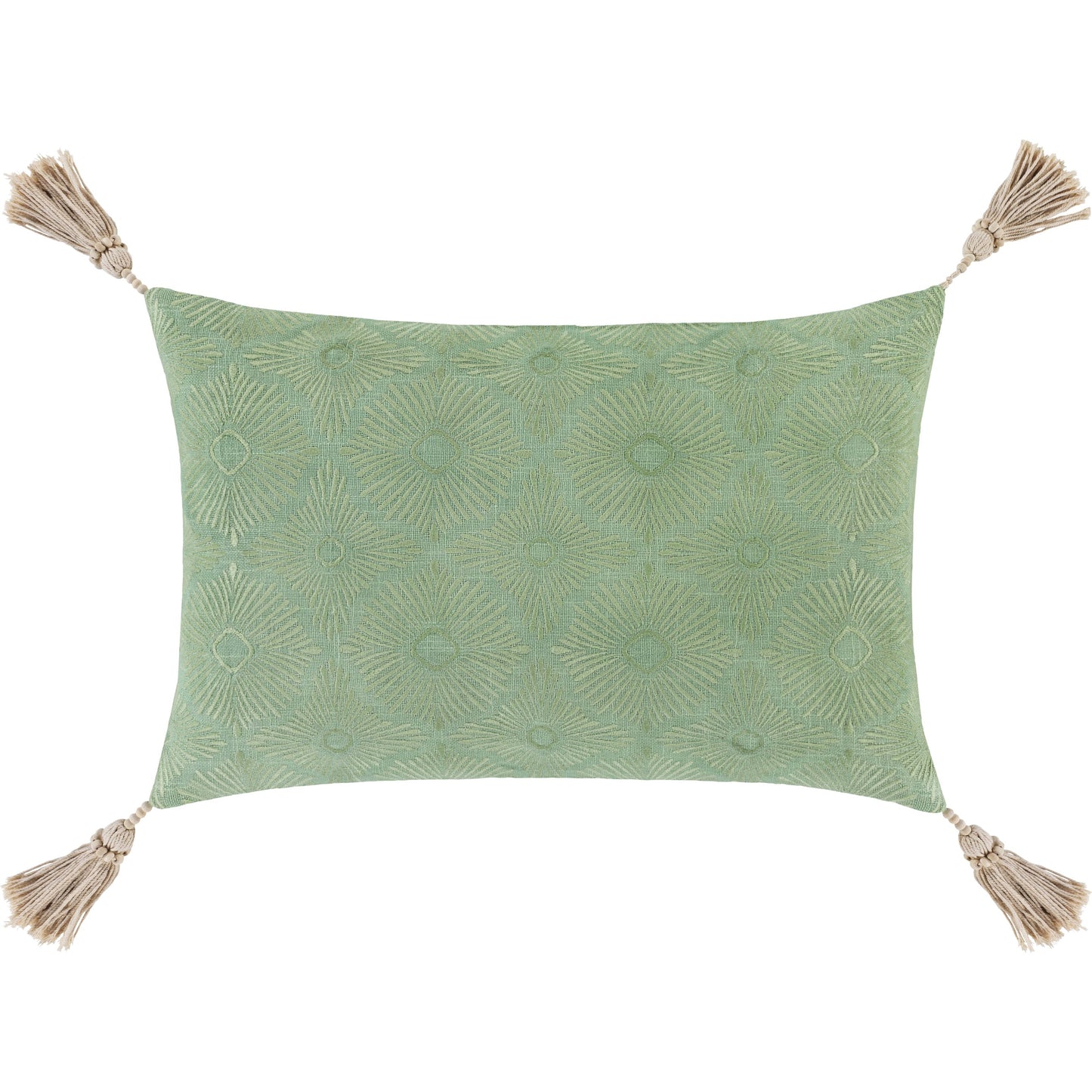001 SR-879304,SR-879305 | Additional Silo | Accra Pillow - 33342 by Surya in mint, moss. Made from 100% cotton in a transitional style.