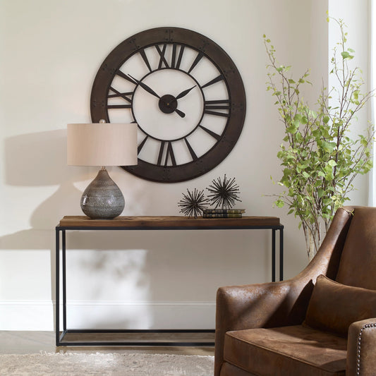 Ronan Wall Clock by Uttermost. Made from unique in a modern style.