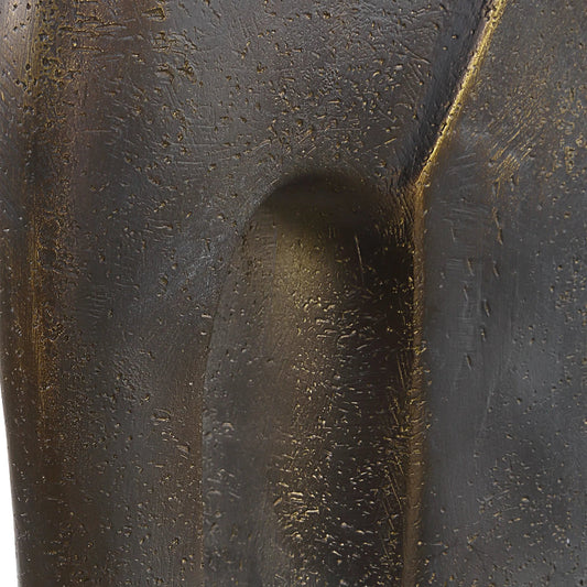 Timeless Tusk Sculptures by Uttermost in bronze. Made from polyresin in a eclectic & global style.