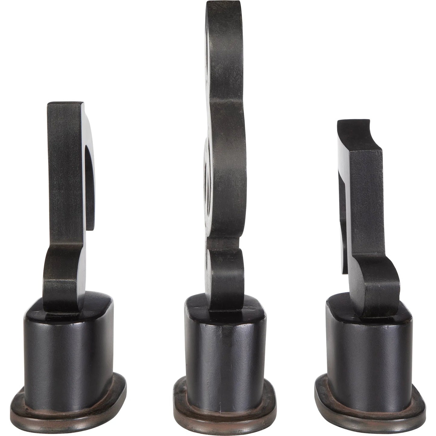 004 S-252353 | Additional Silo | Music Notes Metal Figurines (Set of 3) by Uttermost in metal. Made from metal, mdf in a modern style.