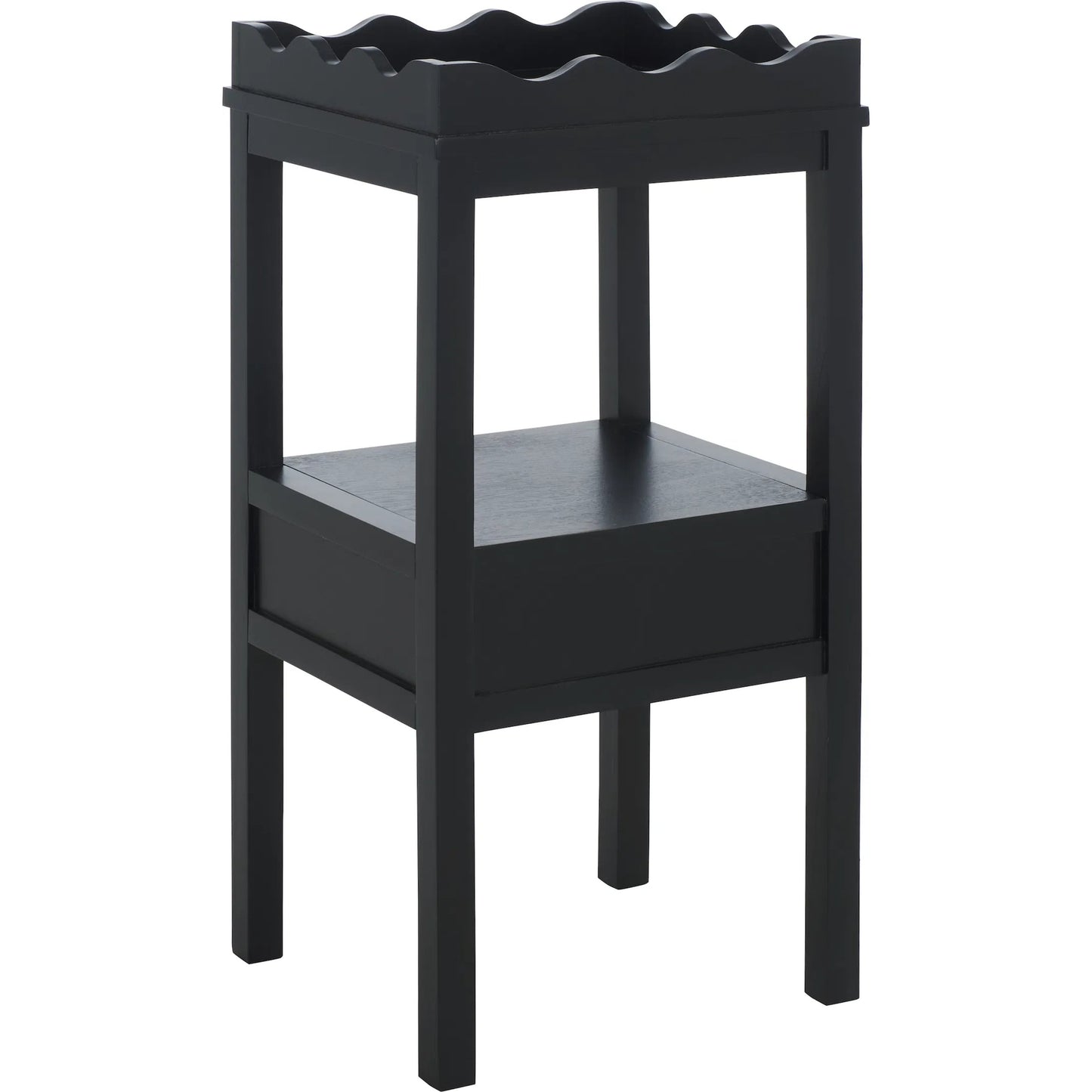 018 SI-2327373 | Closeup | Grove One Drawer Accent Table by HedgeApple Essentials. Made from pine wood, mdf, zinc alloy in a unique style.