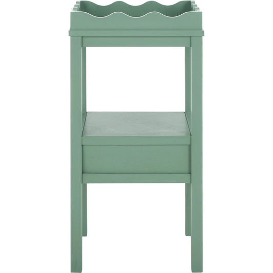 Grove One Drawer Accent Table by HedgeApple Essentials. Made from pine wood, mdf, zinc alloy in a transitional style.
