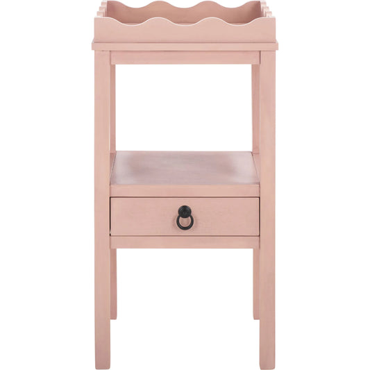 Grove One Drawer Accent Table by HedgeApple Essentials. Made from pine wood, mdf, zinc alloy in a transitional style.