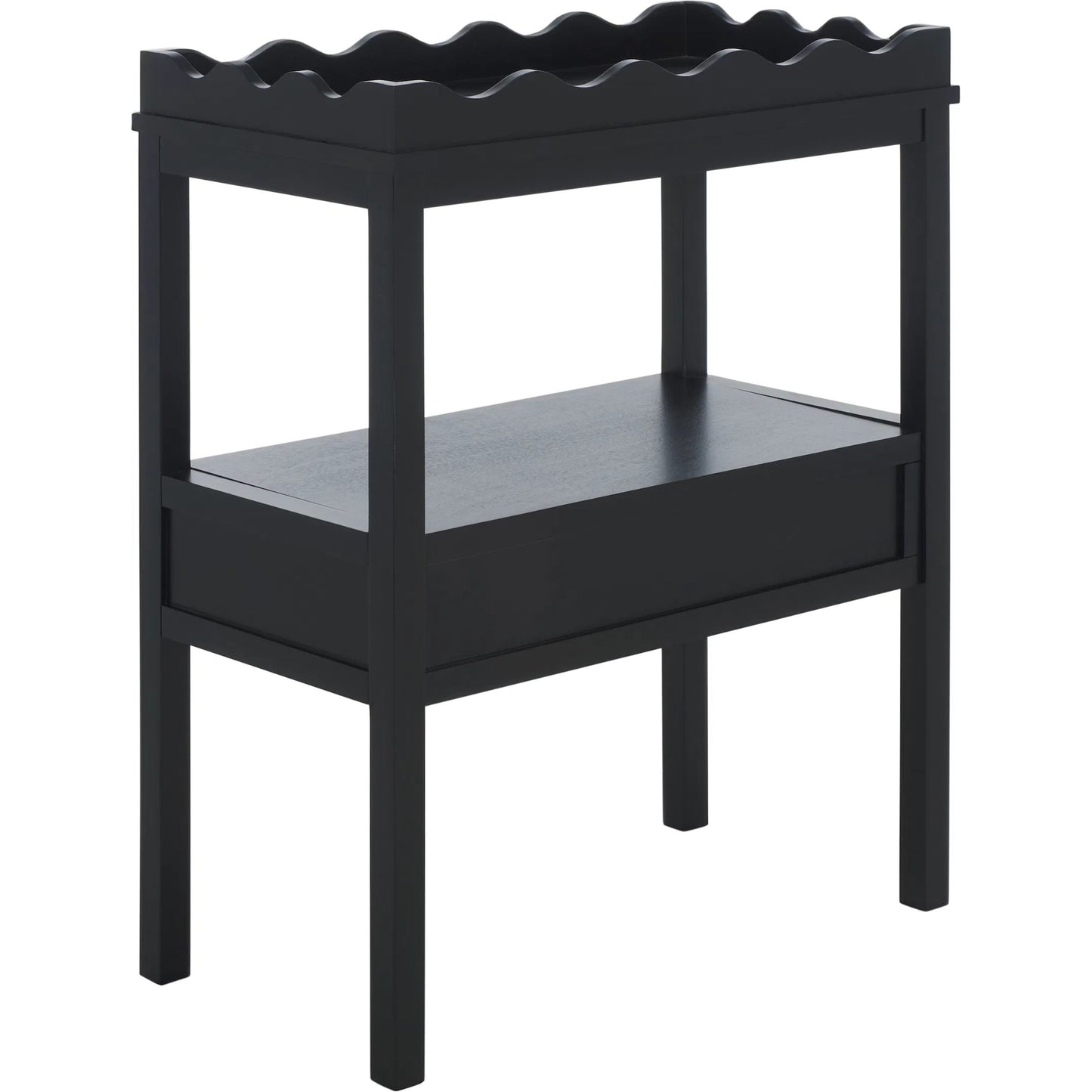 019 SI-2327375 | Closeup | Grove Rectangle Accent Table by HedgeApple Essentials. Made from pine wood, mdf, zinc alloy in a unique style.