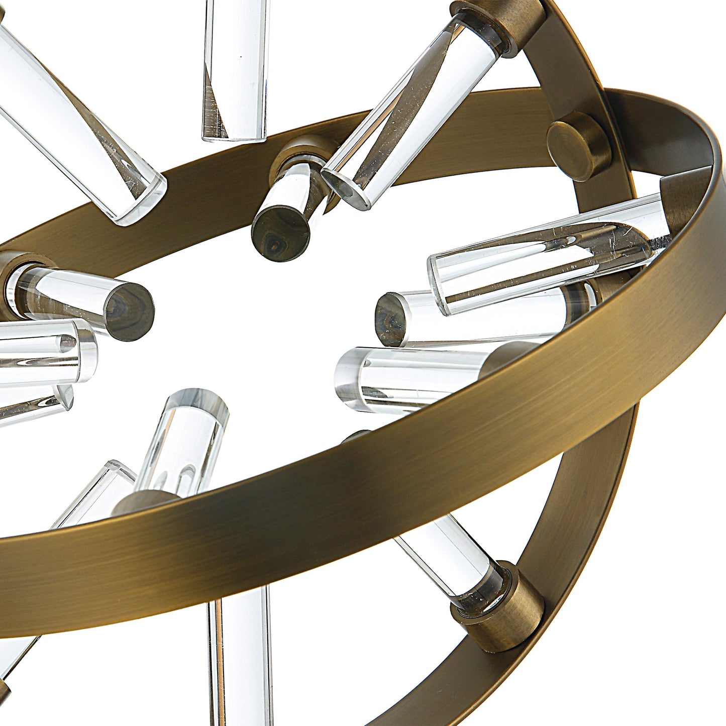 004 SI-2108097 | Additional Silo | Realm Spherical Sculptures by Uttermost in brass. Made from marble, metal, glass in a modern style.