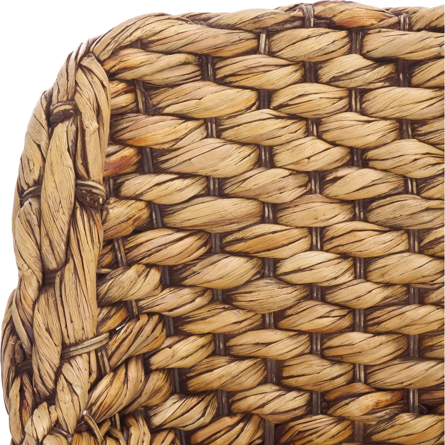 016 SI-2372678 | Closeup | Gage Hyacinth Accent Chair with Cushion by HedgeApple Essentials in nc coating. Made from mango wood, cotton, foam in a unique style.