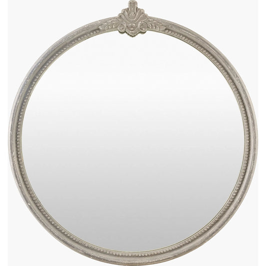 Aden Accent Mirror by Livabliss. Made from mango wood in a traditional style.