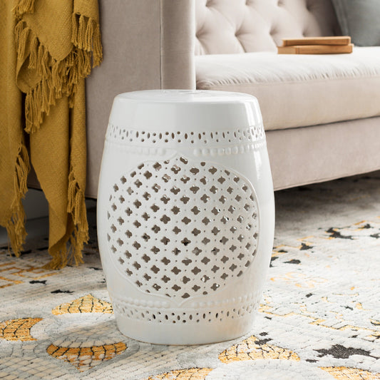 Auburndale Indoor/Outdoor by Livabliss in white and glazedglazed. Made from 100% ceramic in a eclectic & global style.