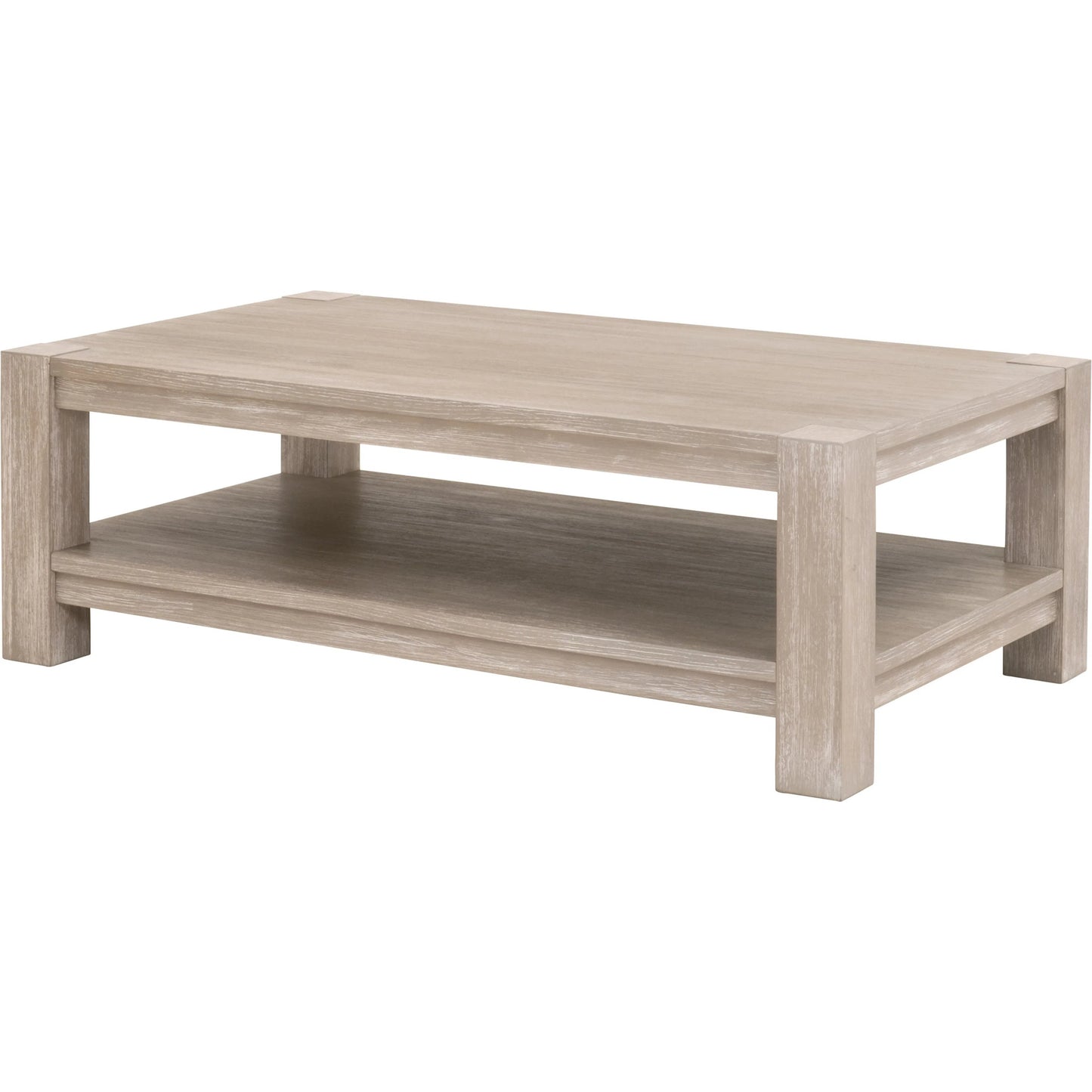 001 SI-2249286 | Primary Silo | Adler Coffee Table by Essentials For Living in natural gray acacia. Made from solid beech wood, acacia veneer, mdf in a transitional style.
