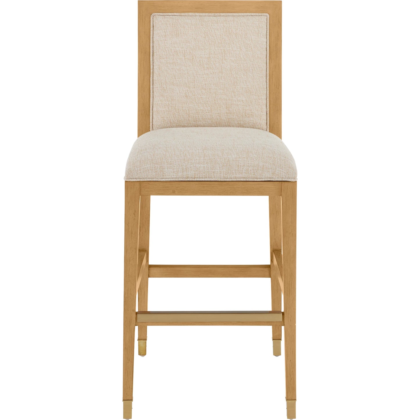 007 SI-2191831 | Additional Silo | Santos Bar Stool by Currey and Company. Made from mahogany, rattan, brass in a modern style.