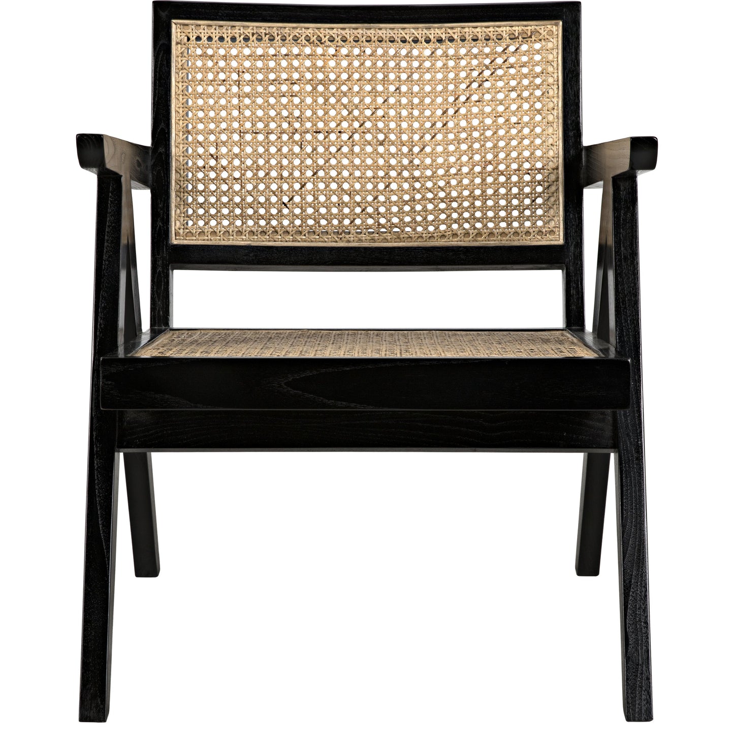 003 SR-888735 | Additional Silo | Jude Relax Chair by Noir in charcoal black. Made from sungkai wood in a modern style.