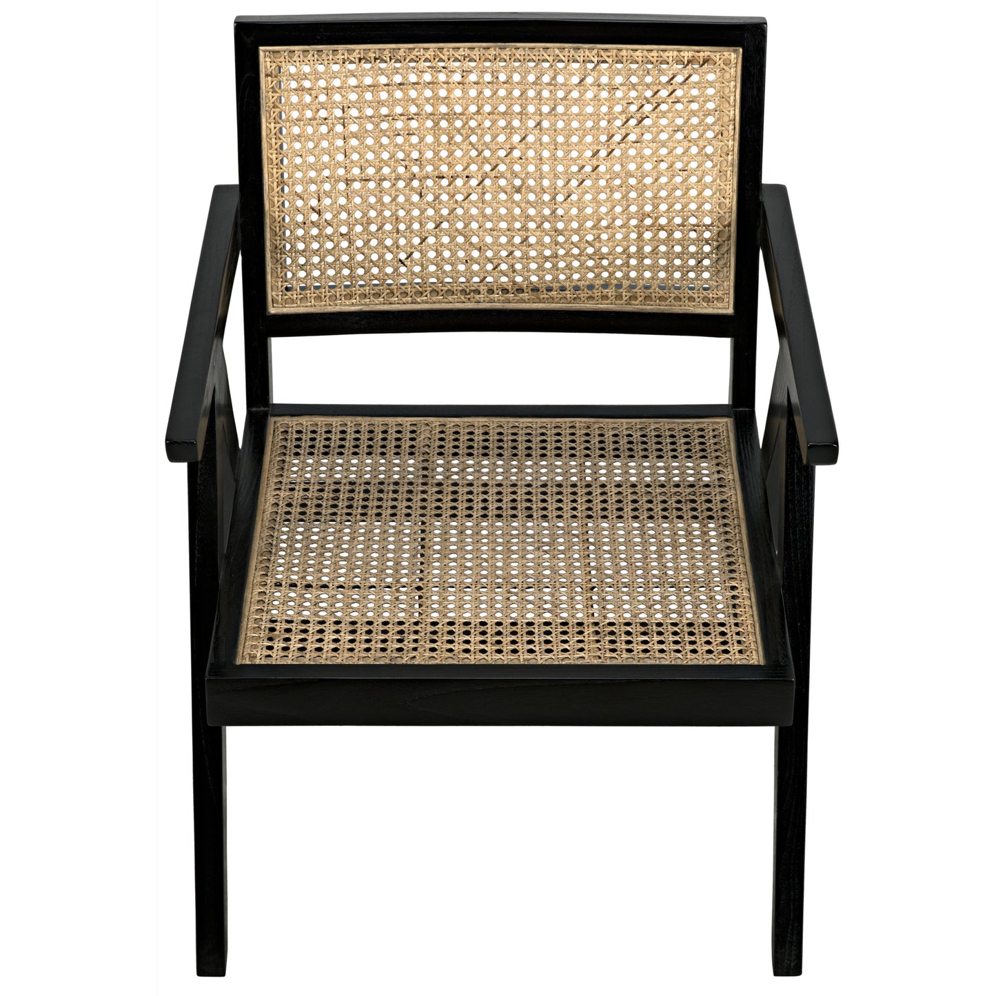 004 SR-888735 | Additional Silo | Jude Relax Chair by Noir in charcoal black. Made from sungkai wood in a modern style.