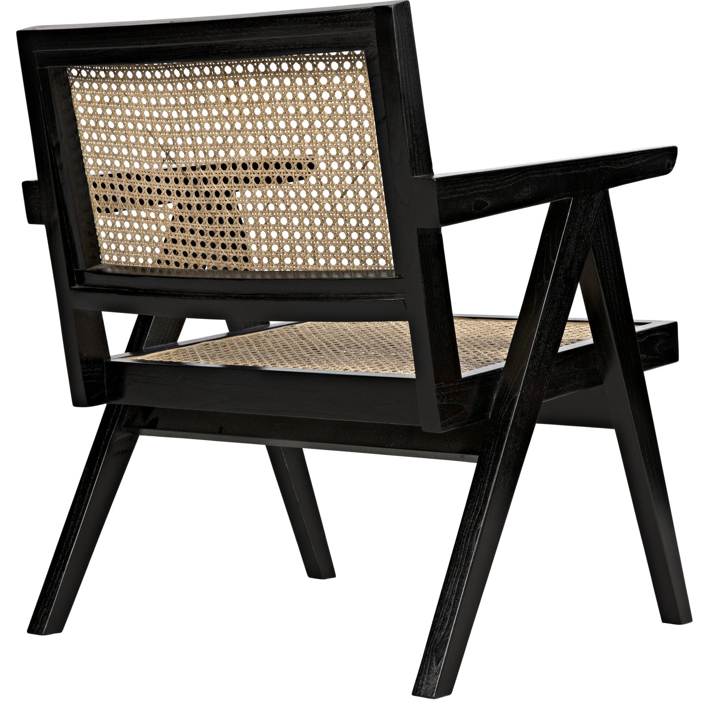 009 SR-888735 | Additional Silo | Jude Relax Chair by Noir in charcoal black. Made from sungkai wood in a modern style.