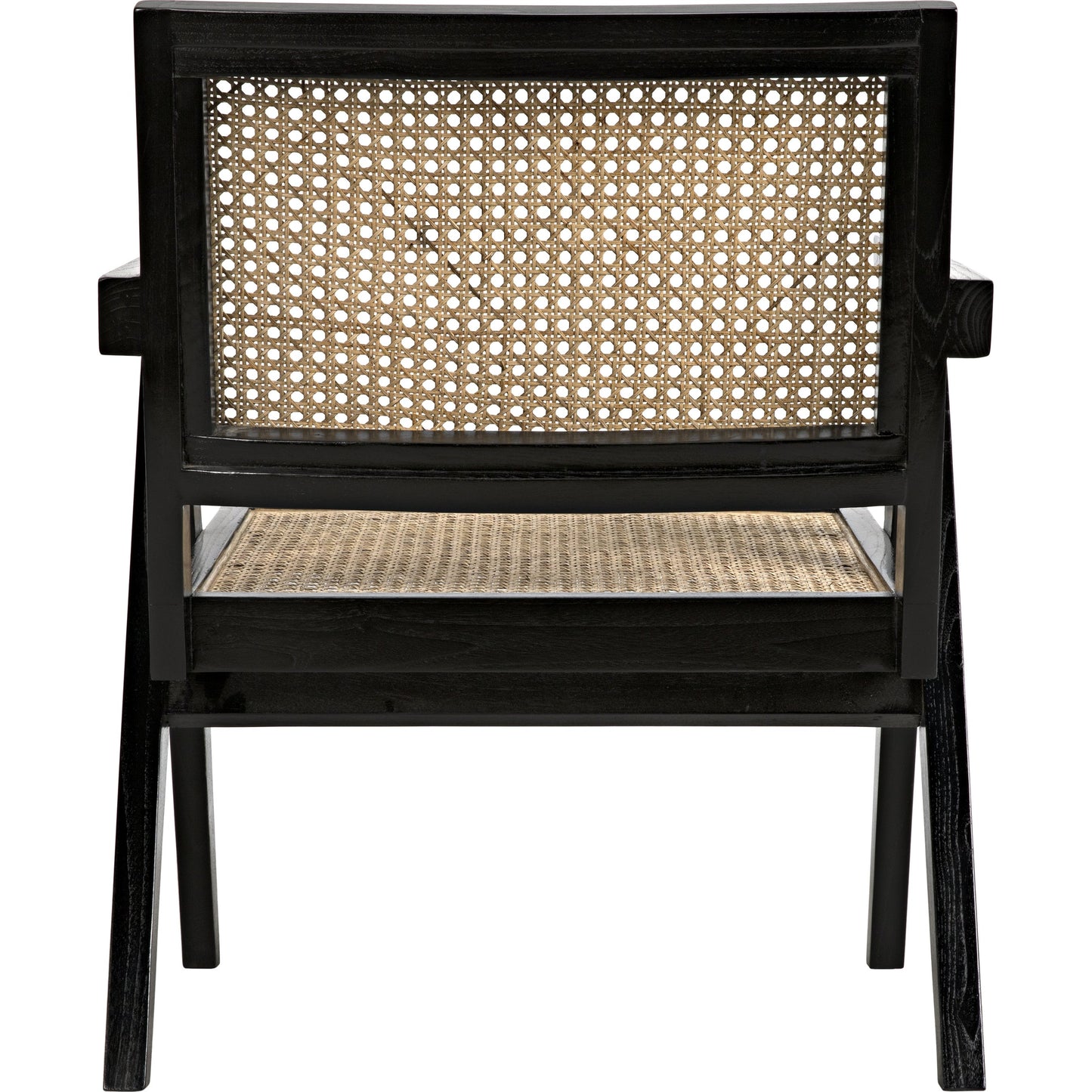 010 SR-888735 | Additional Silo | Jude Relax Chair by Noir in charcoal black. Made from sungkai wood in a modern style.