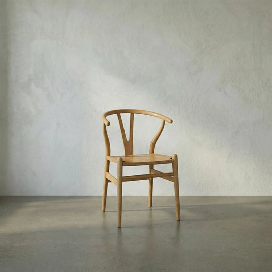 Zola Chair by Noir in natural. Made from sungkai in a modern style.