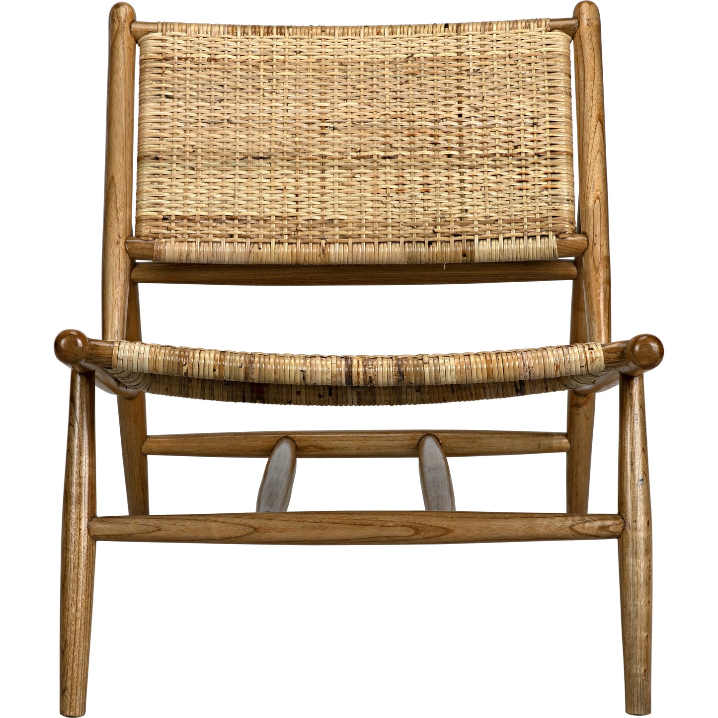 003 SI-1707219 | Additional Silo | Bundy Relax Chair by Noir in sungkai. Made from teak, rattan in a coastal style.
