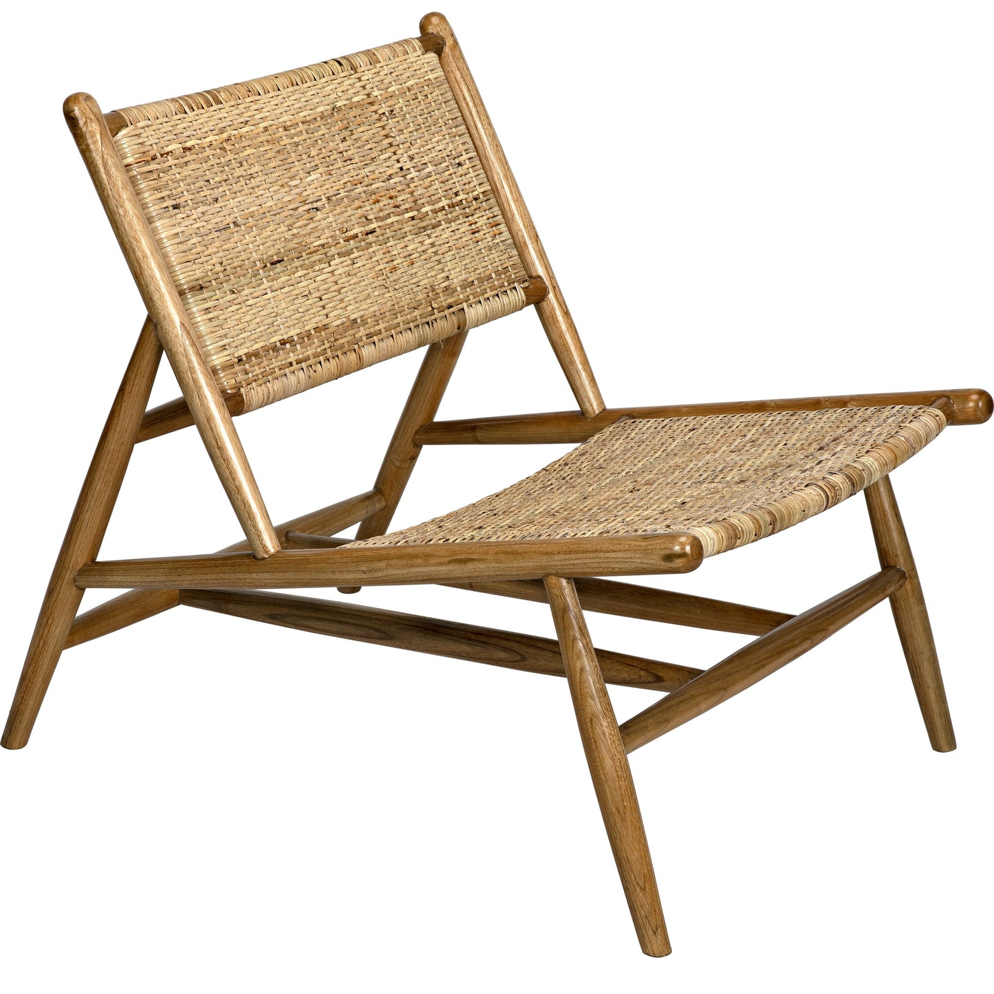 005 SI-1707219 | Additional Silo | Bundy Relax Chair by Noir in sungkai. Made from teak, rattan in a coastal style.