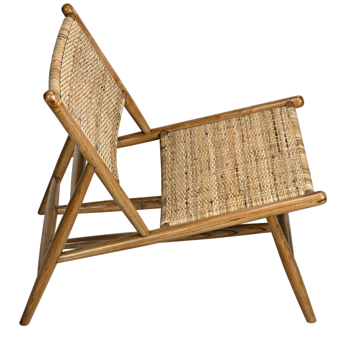 007 SI-1707219 | Additional Silo | Bundy Relax Chair by Noir in sungkai. Made from teak, rattan in a coastal style.