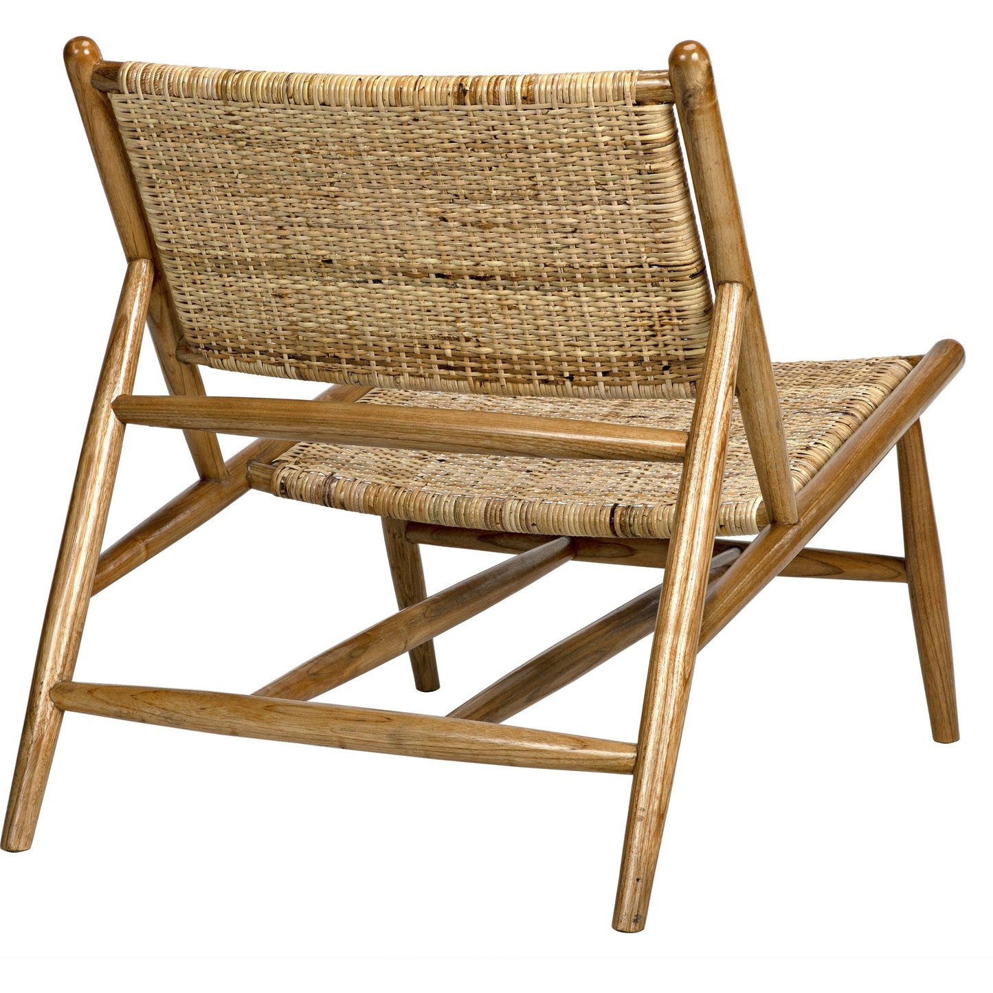 008 SI-1707219 | Additional Silo | Bundy Relax Chair by Noir in sungkai. Made from teak, rattan in a coastal style.