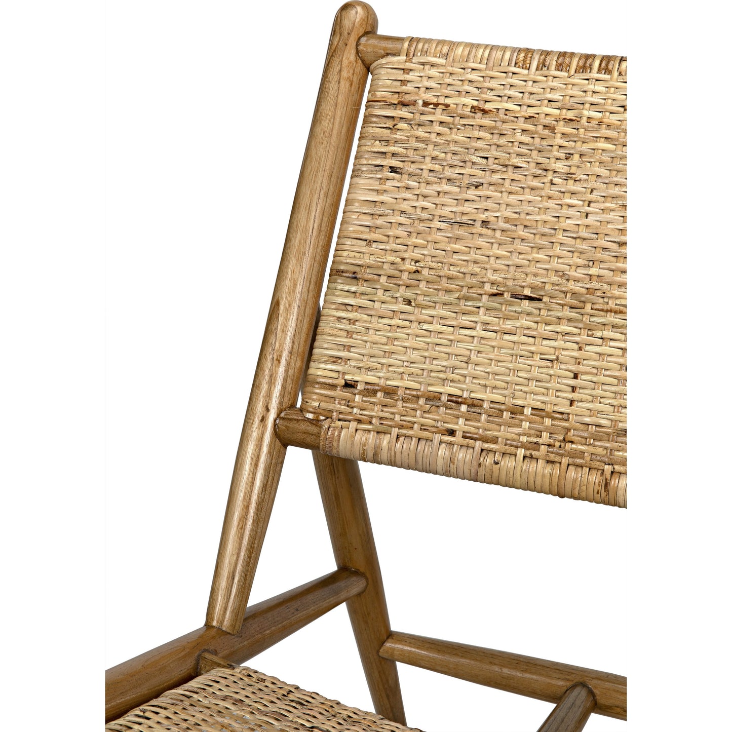 010 SI-1707219 | Additional Silo | Bundy Relax Chair by Noir in sungkai. Made from teak, rattan in a coastal style.
