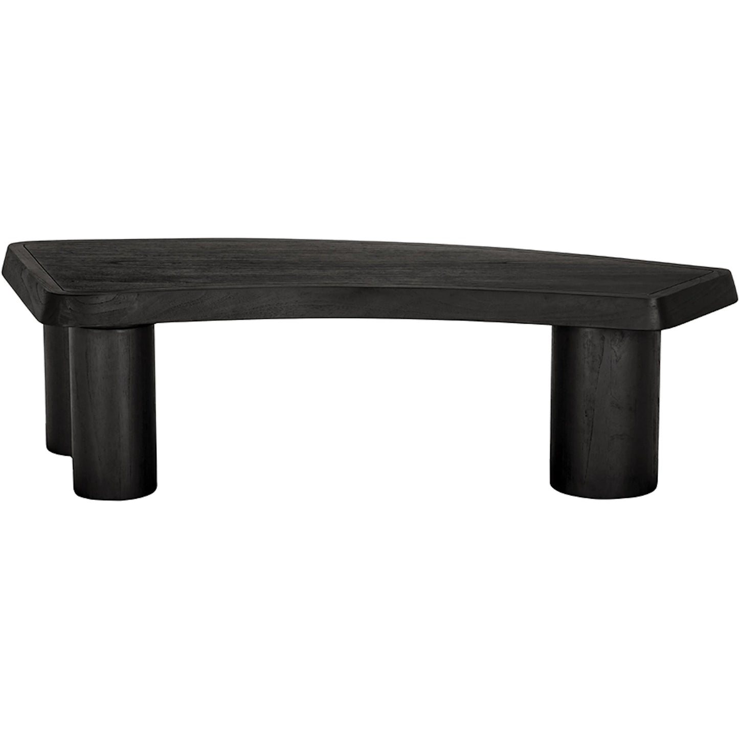 001 SI-2449036 | Primary Silo | Augustus Coffee Table by Noir in charcoal black. Made from mindi in a unique style.