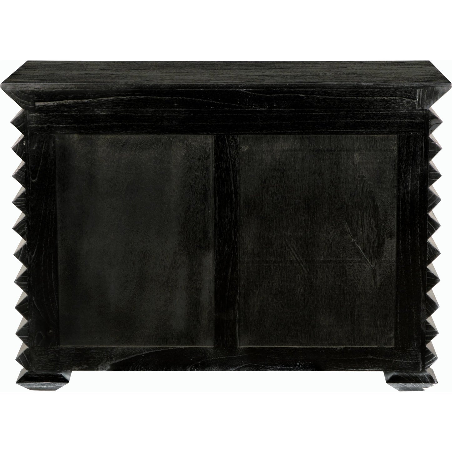 006 SI-2189490 | Unknown | Tiago Chest by Noir in cinder black. Made from mindi and brass hardware in a modern style.