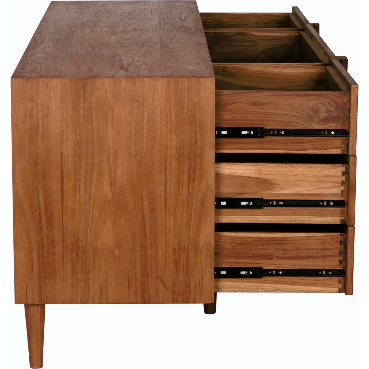 005 SI-2189428 | Additional Silo | Briar Dresser by Noir in clear coat satin. Made from teak in a modern style.