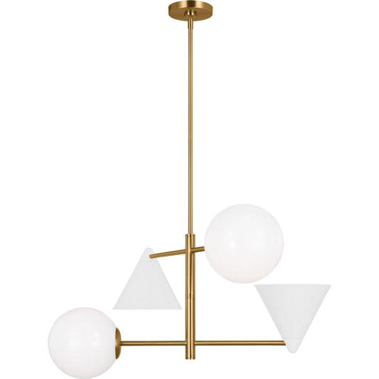 Cosmo Medium Chandelier by Visual Comfort & Co.. Made from steel in a modern style.