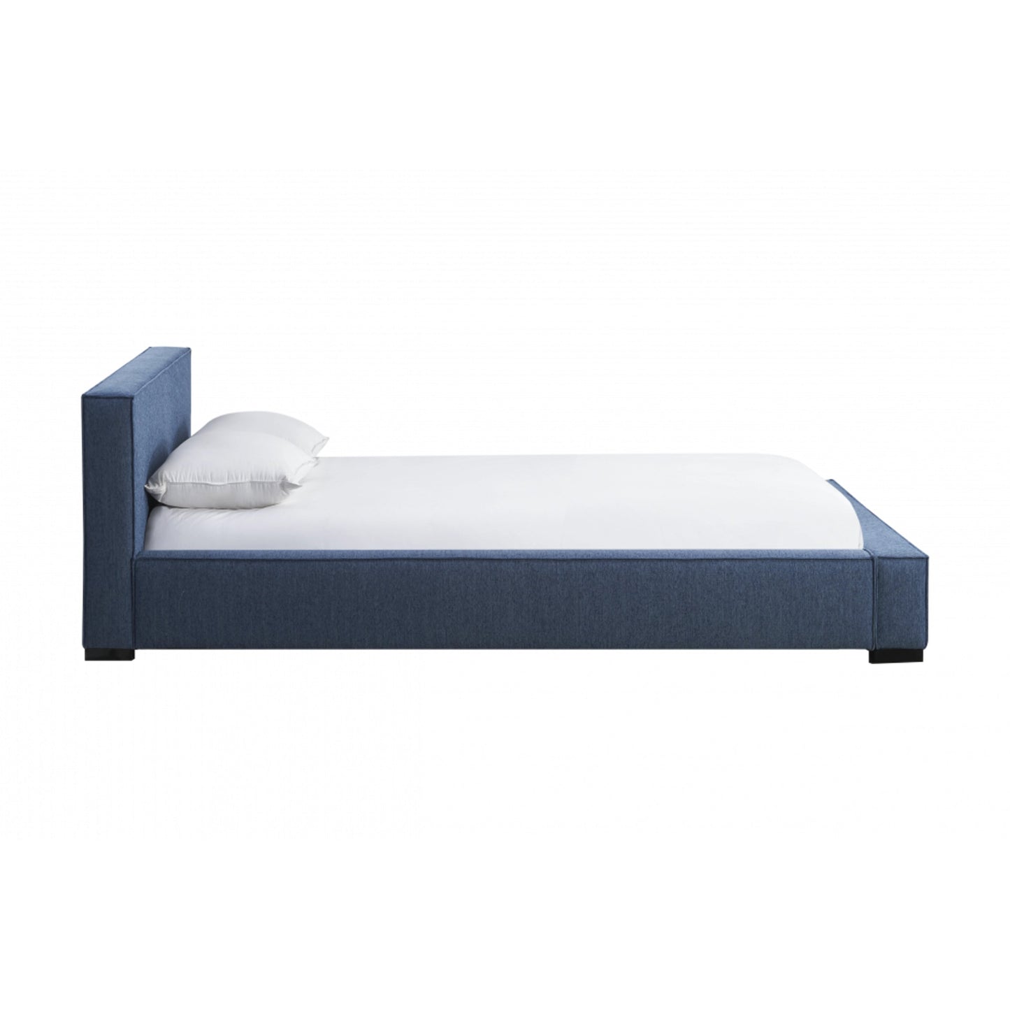 005 SI-2130649,SI-2130650 | Primary Silo | Zest Wide Upholstered Bed by Zest. Made from rubberwood, fabric in a modern style.
