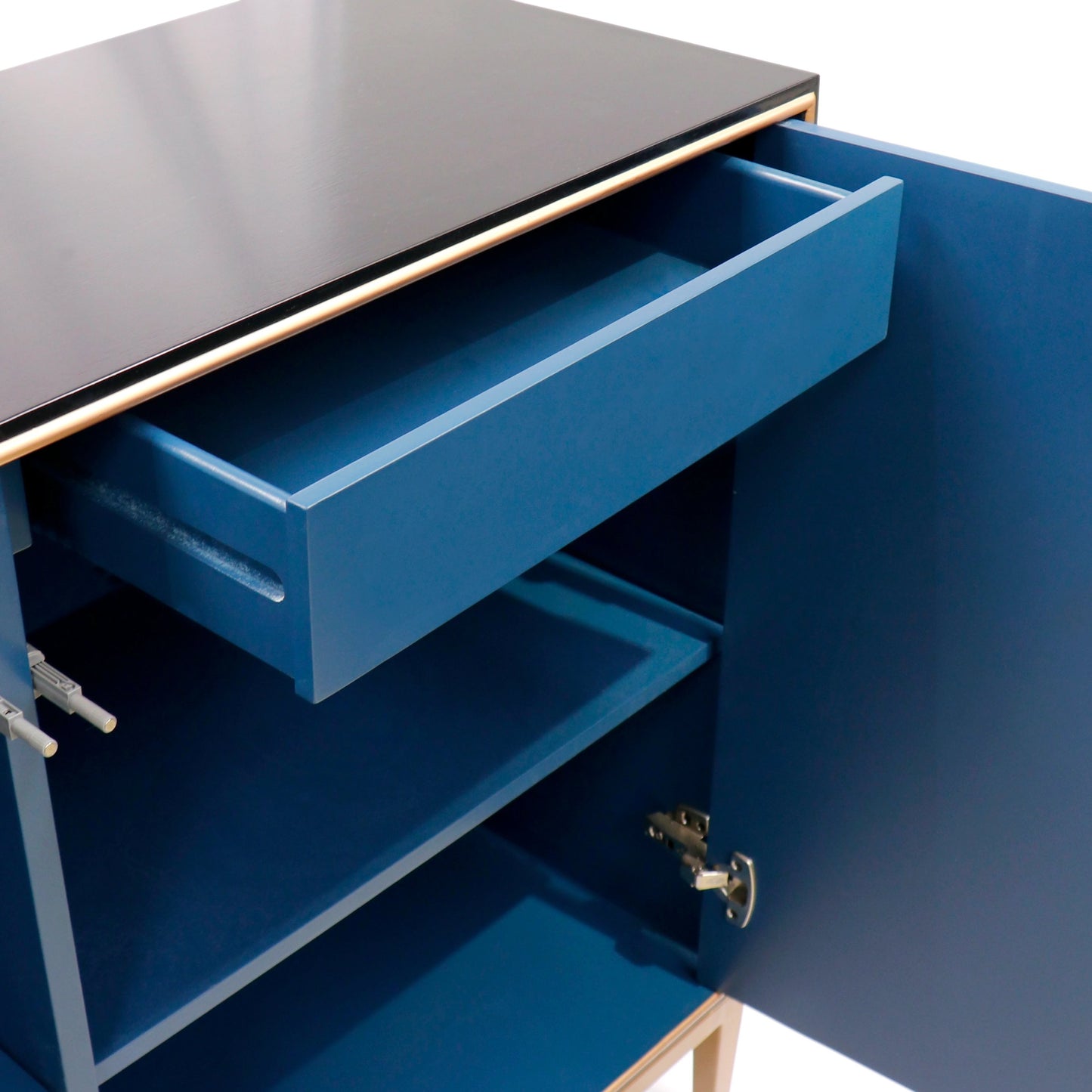 010 SI-1834246 | Closeup | Twilight Cabinet by Pasargad Home in black and black. Made from unique in a eclectic & global style.