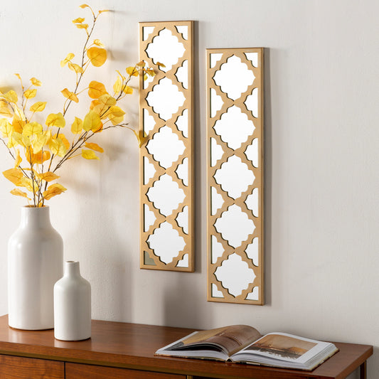Alpenglow - 30055 (Set of 2) by Surya in gold and powder coated. Made from metal in a modern style.
