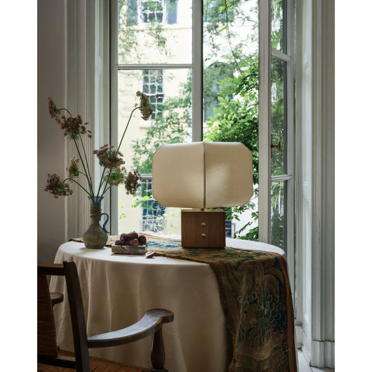 Brice Table Lamp by Hudson Valley in polished nickel. Made from unique in a modern style.