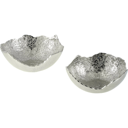 Anhui Decorative Bowl - 540583 (Set of 2) by Surya. Made from aluminum in a modern style.