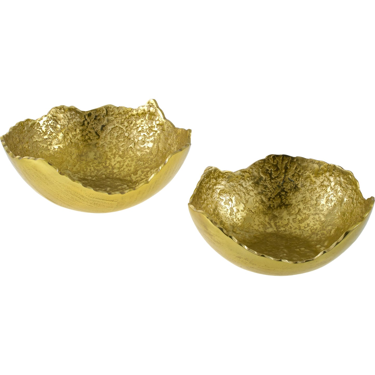 002 SI-2165895 | Primary Silo | Anhui Decorative Bowl - 540583 (Set of 2) by Surya. Made from aluminum in a modern style.
