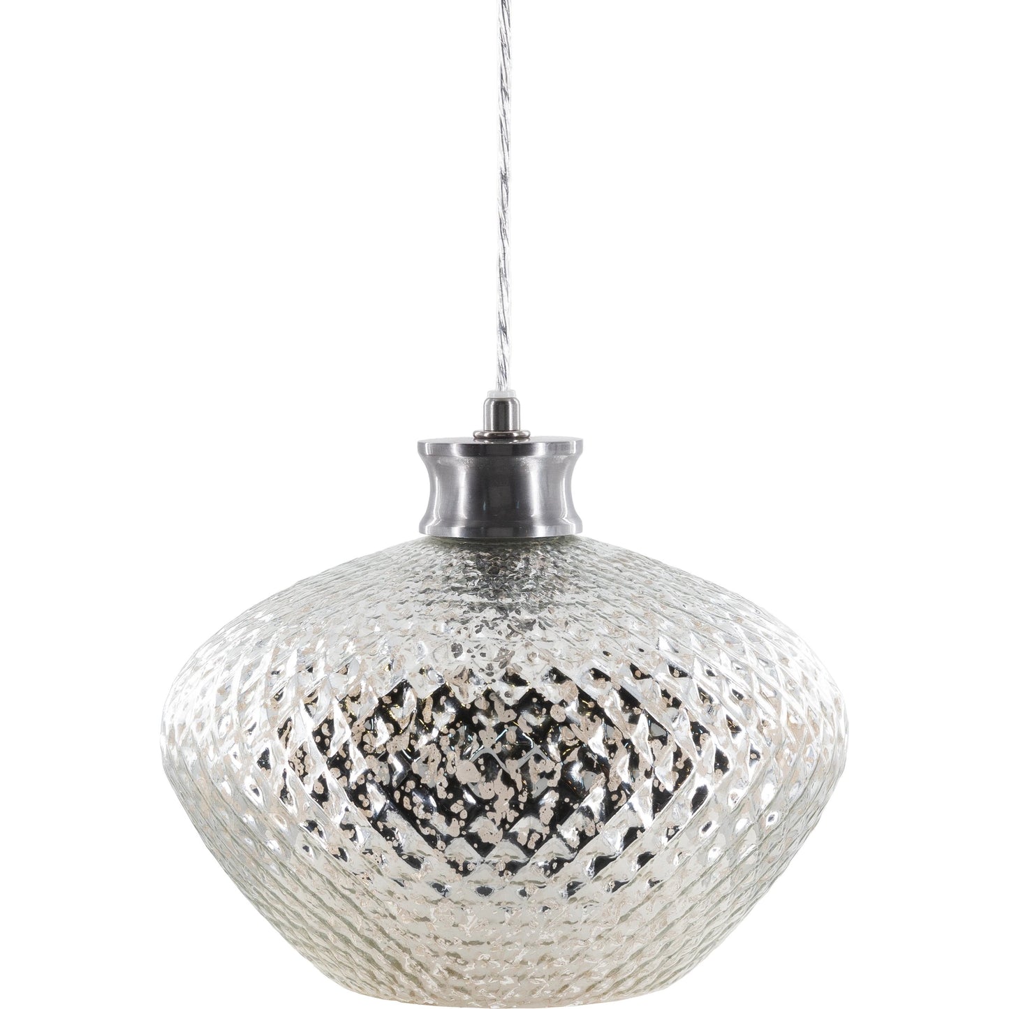 001 SI-1875680 | Additional Silo | Ailani - 24770 by Surya in silver nickel and antiquedpolished. Made from glass, metal, plastic in a transitional style.