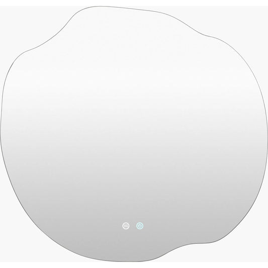 000 SI-2632179 | Primary Silo | Laika Vanity Mirror by Livabliss in pewter, ice blue. Made from aluminum in a unique style.