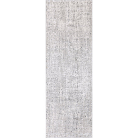 Aisha Rug - 23033 by Livabliss in light gray, gray, off-white. Made from 70% viscose, 30% polyester in a unique style.